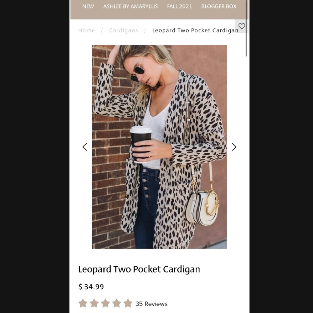 Leopard Cardigan